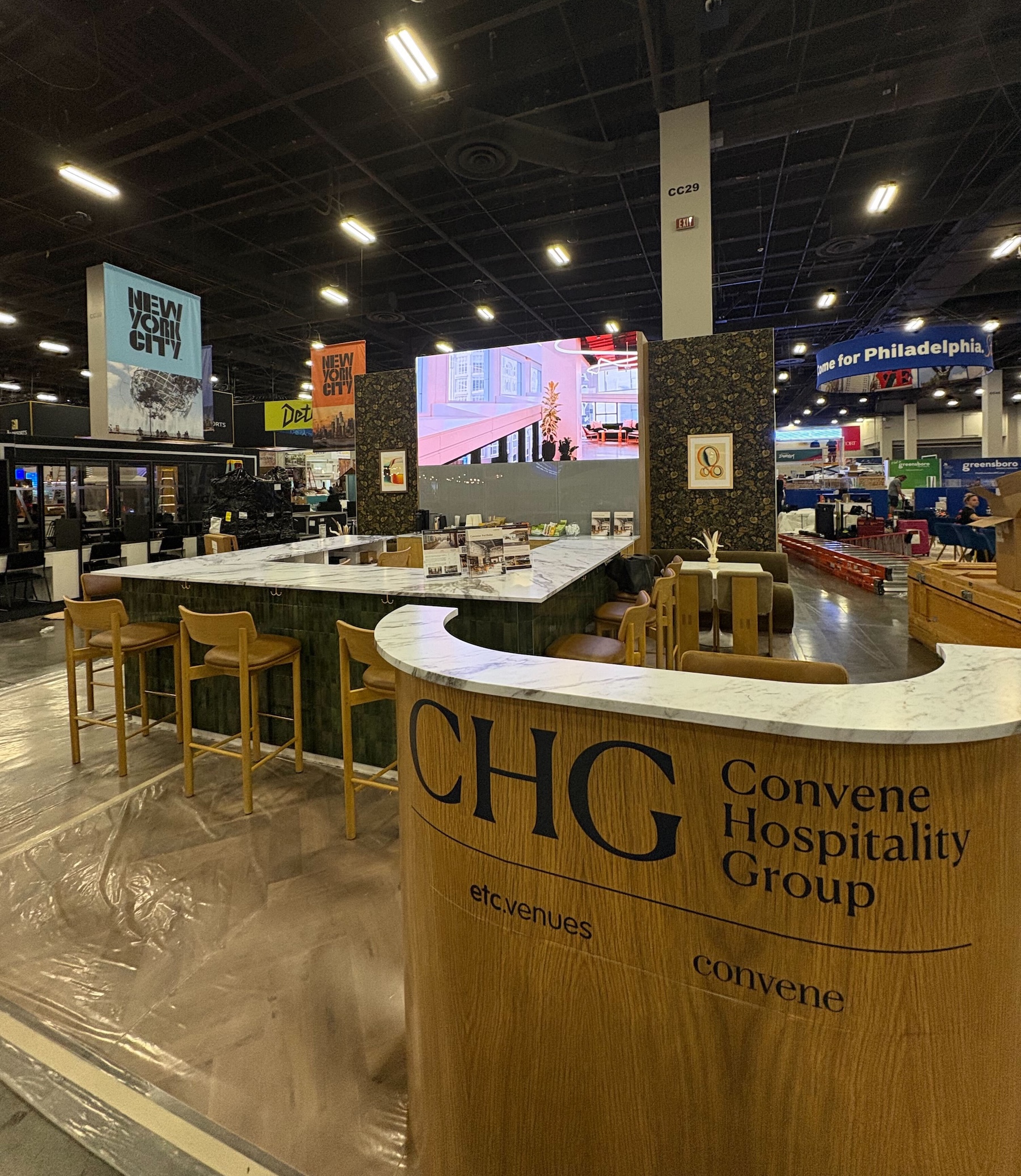 Empty Booth at IMEX