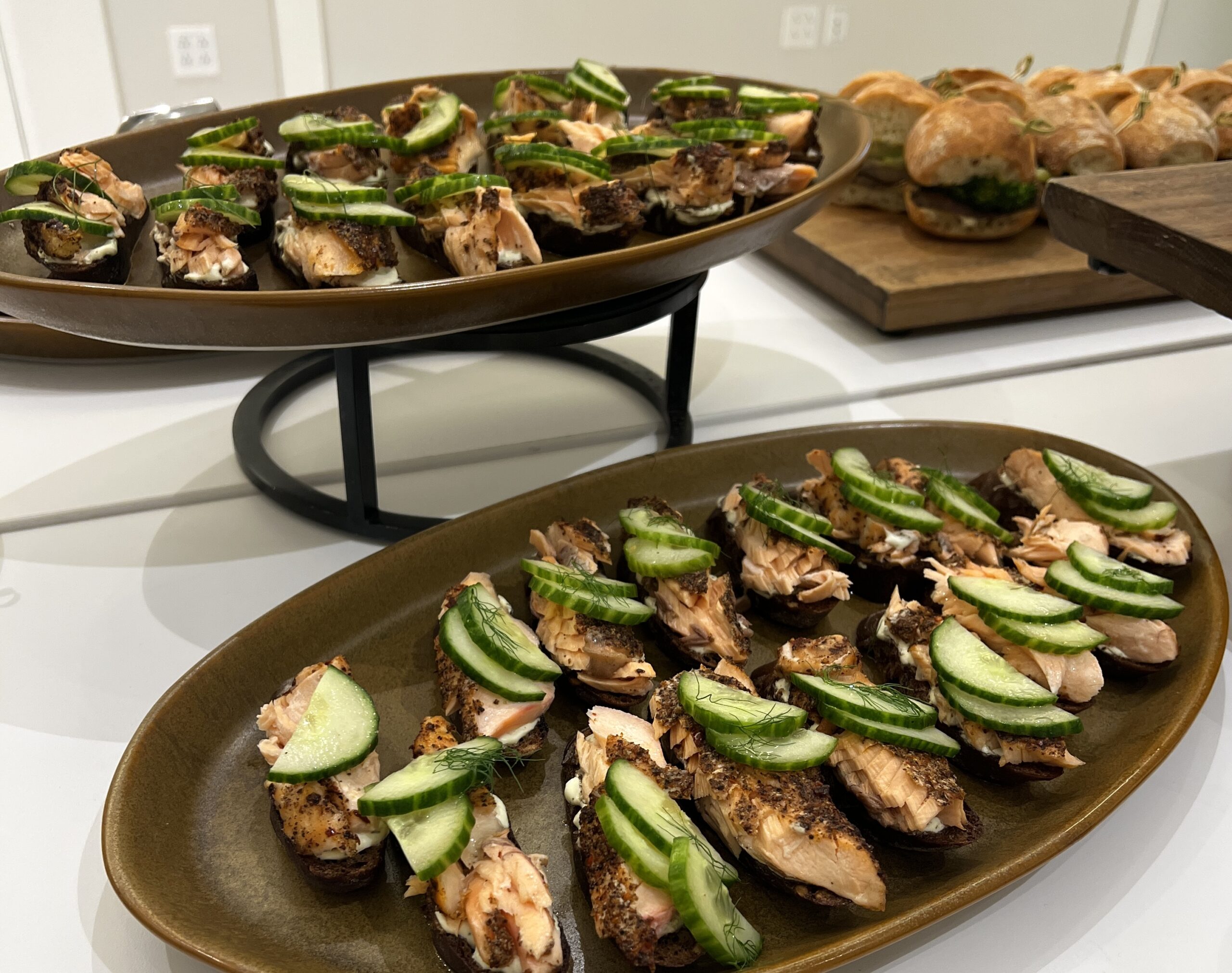SS25_Salmon Crostini_Buffet_Brookfield Place